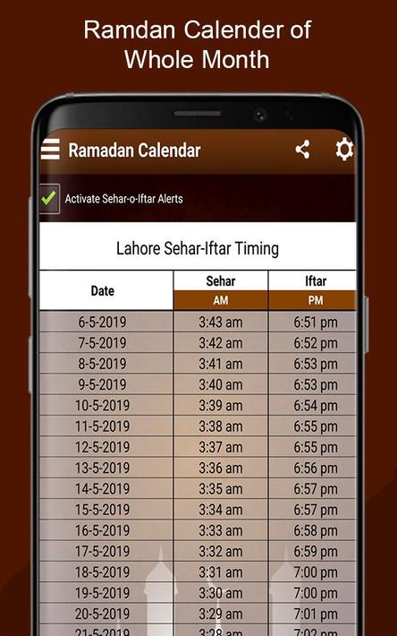 Ramzan Timings (Ramadan) screenshot 3