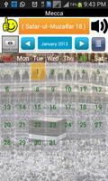 Mecca Madina Calendar 2017 capture d'écran 2