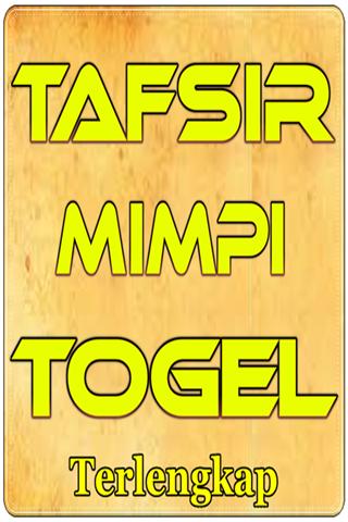 Tafsir Mimpi Togel For Android Apk Download