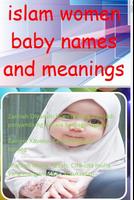 Muslim girl baby names and the poster