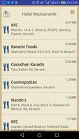 Halal Restaurants اسکرین شاٹ 1