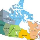 Canada Map and Capital Cities icône