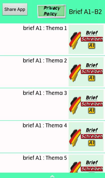 Learn German | A1-A2-B1-B2 Write letter for Android - APK Download