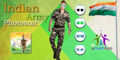 Army Suit Photo Montage постер