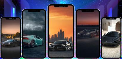 Cars Wallpaper Mobil 4K الملصق