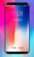 LockScreen PHONE X اسکرین شاٹ 1