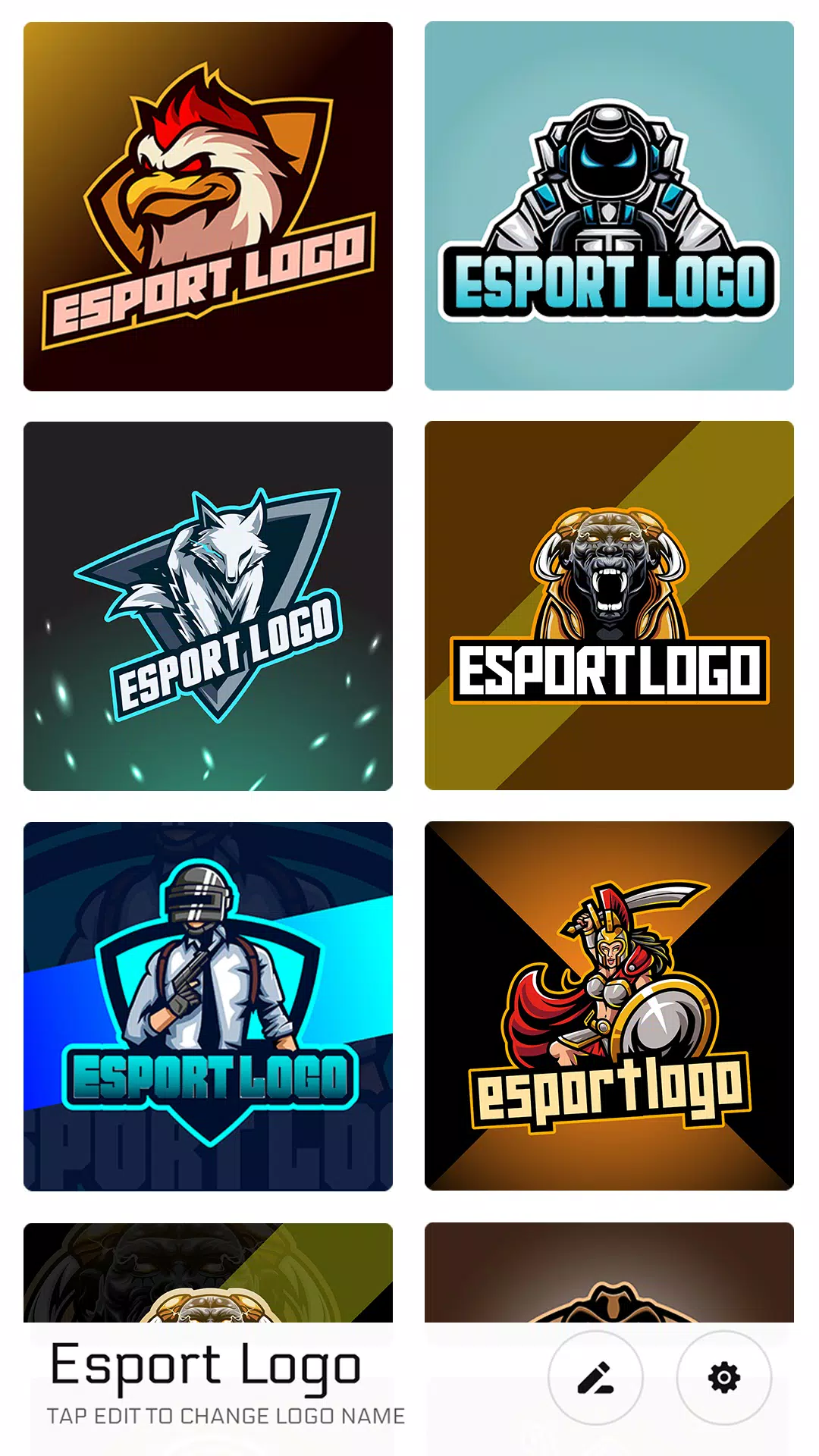 APLICATIVO para CRIAR LOGOTIPO GAMER - TIME DE E-SPORTS no CELULAR ANDROID  