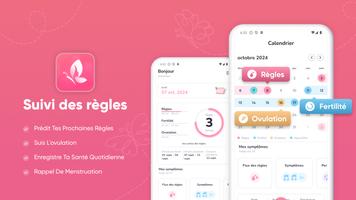 Suivi des règles et calendrier Affiche
