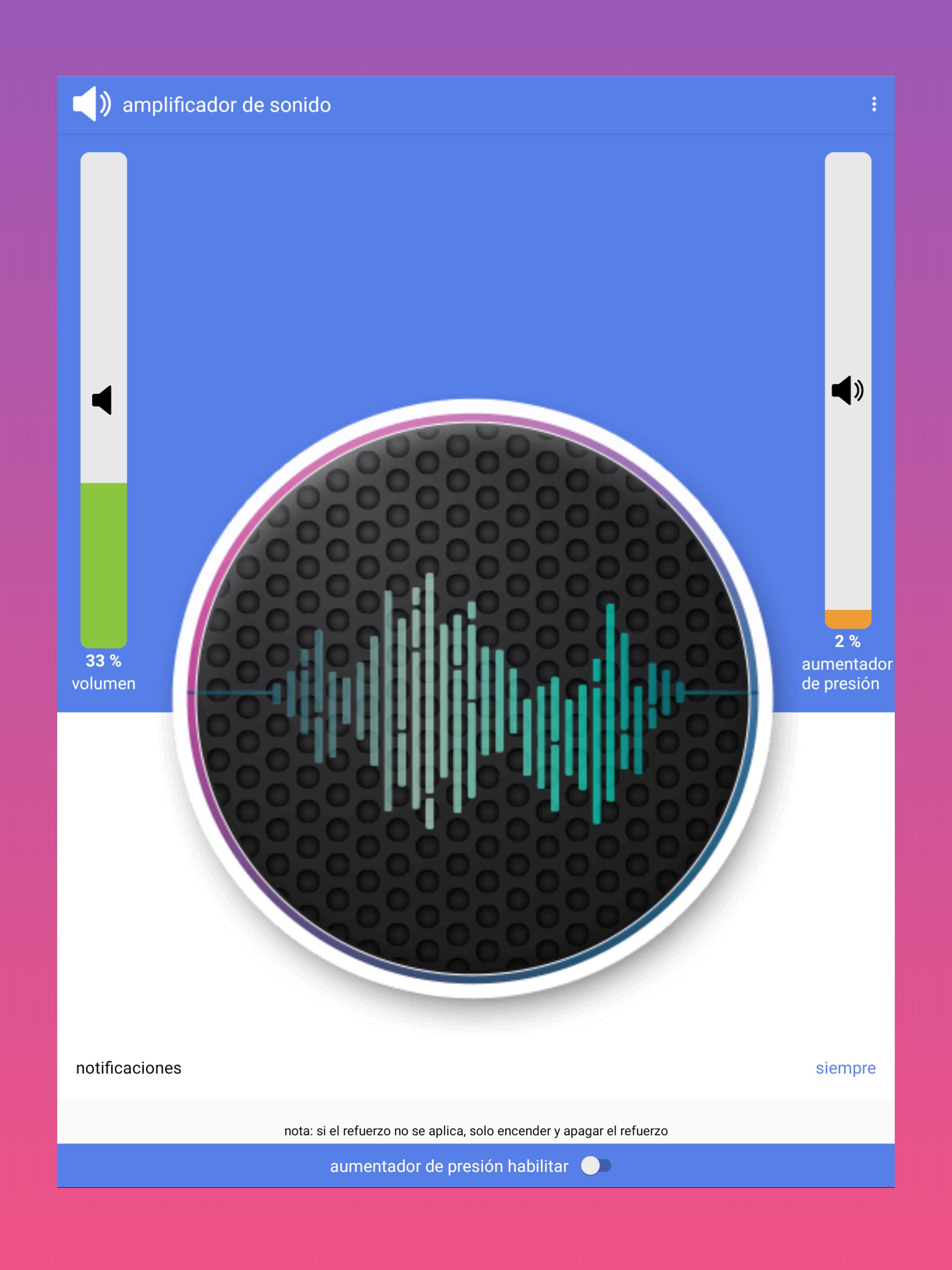 Amplificador de sonido - Volumen Grave Ecualizador for Android - APK  Download
