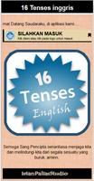 1 Schermata 16 Tenses Bahasa Inggris