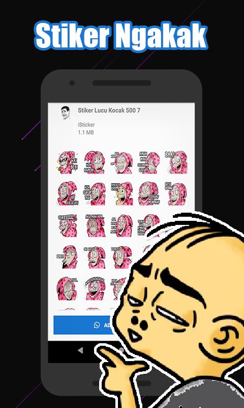 500 Stiker WA Lucu Kocak Indonesia for Android - APK Download