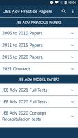 JEE Advanced Practice Papers Affiche