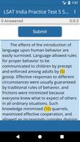 LSAT India Practice Tests capture d'écran 1