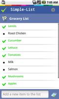Simple List Free 스크린샷 2
