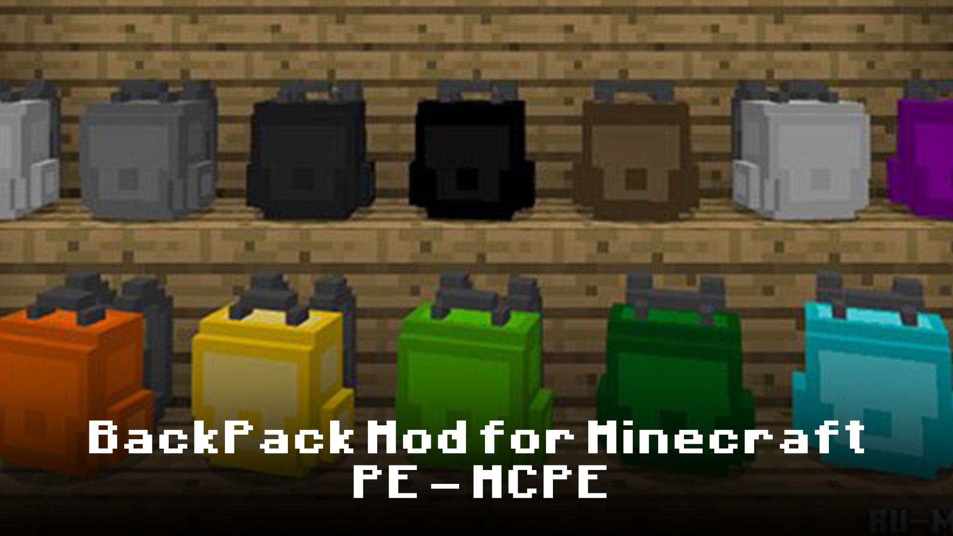 Backpack Mod. Randomizer Mod Pack..