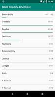 Bible Reading Checklist پوسٹر