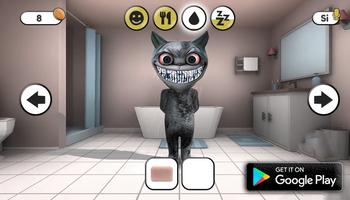 Evil Tim: Scary Talking Cat Cartaz