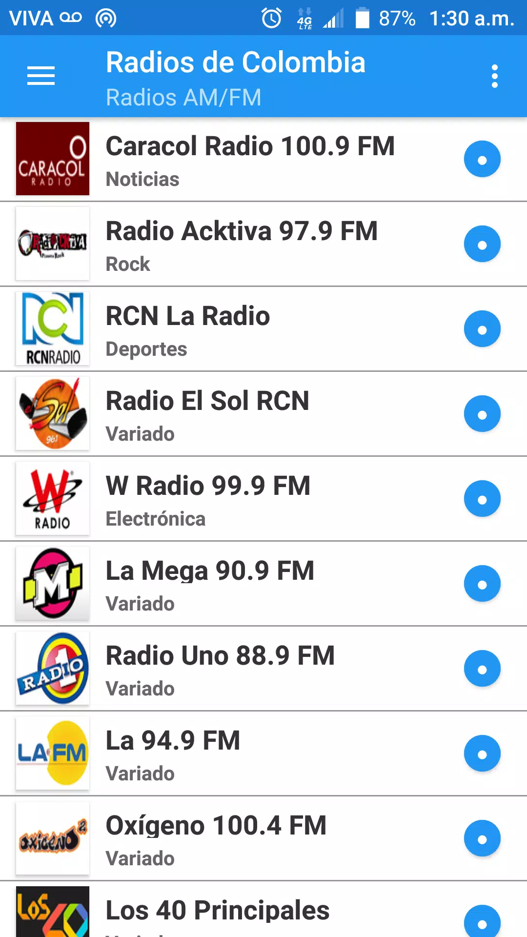 Radios de Colombia - Emisoras Colombianas en Vivo APK للاندرويد تنزيل