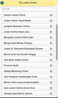 Trik Sukses Jualan Online screenshot 2