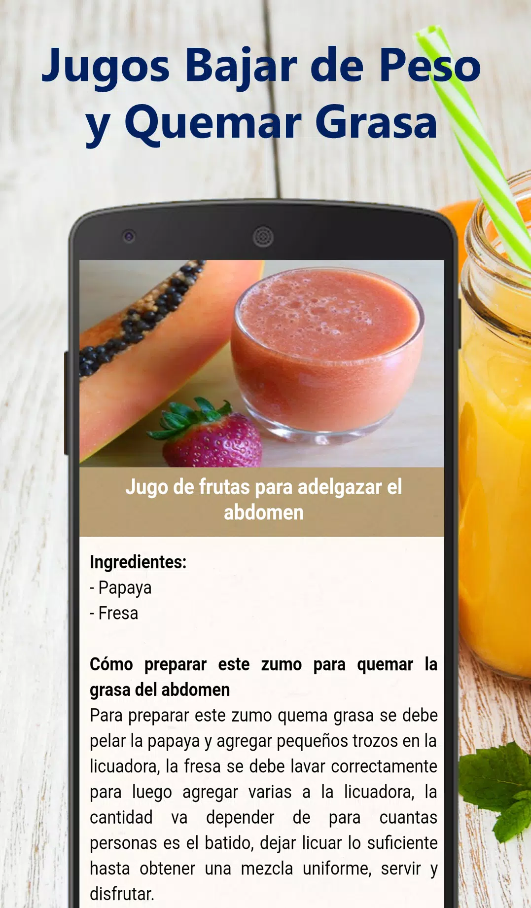 Descarga de APK de Jugos para bajar peso rápido para Android