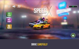 Speed X: Free Affiche
