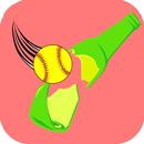 APK Baseball hit bottle