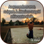 frases de amor a la distancia icon