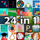 Multi juegos 24 en 1 - Juegos mesa  - sin conexión icono