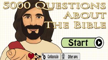 5000 questions sur la Bible Affiche