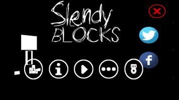 Slender Man Blocks plakat