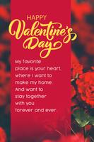 Día de San Valentín Mensajes Imágenes Poster