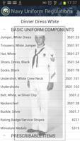 Navy Uniform Regulations capture d'écran 1