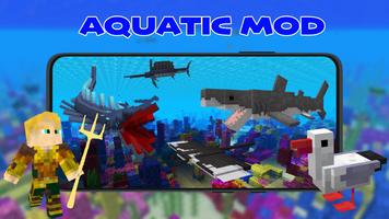 پوستر Aquatic Mod For Minecraft PE