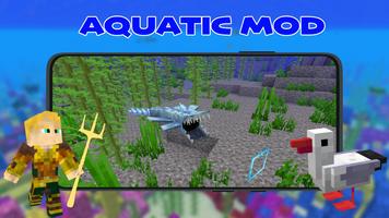 برنامه‌نما Aquatic Mod For Minecraft PE عکس از صفحه