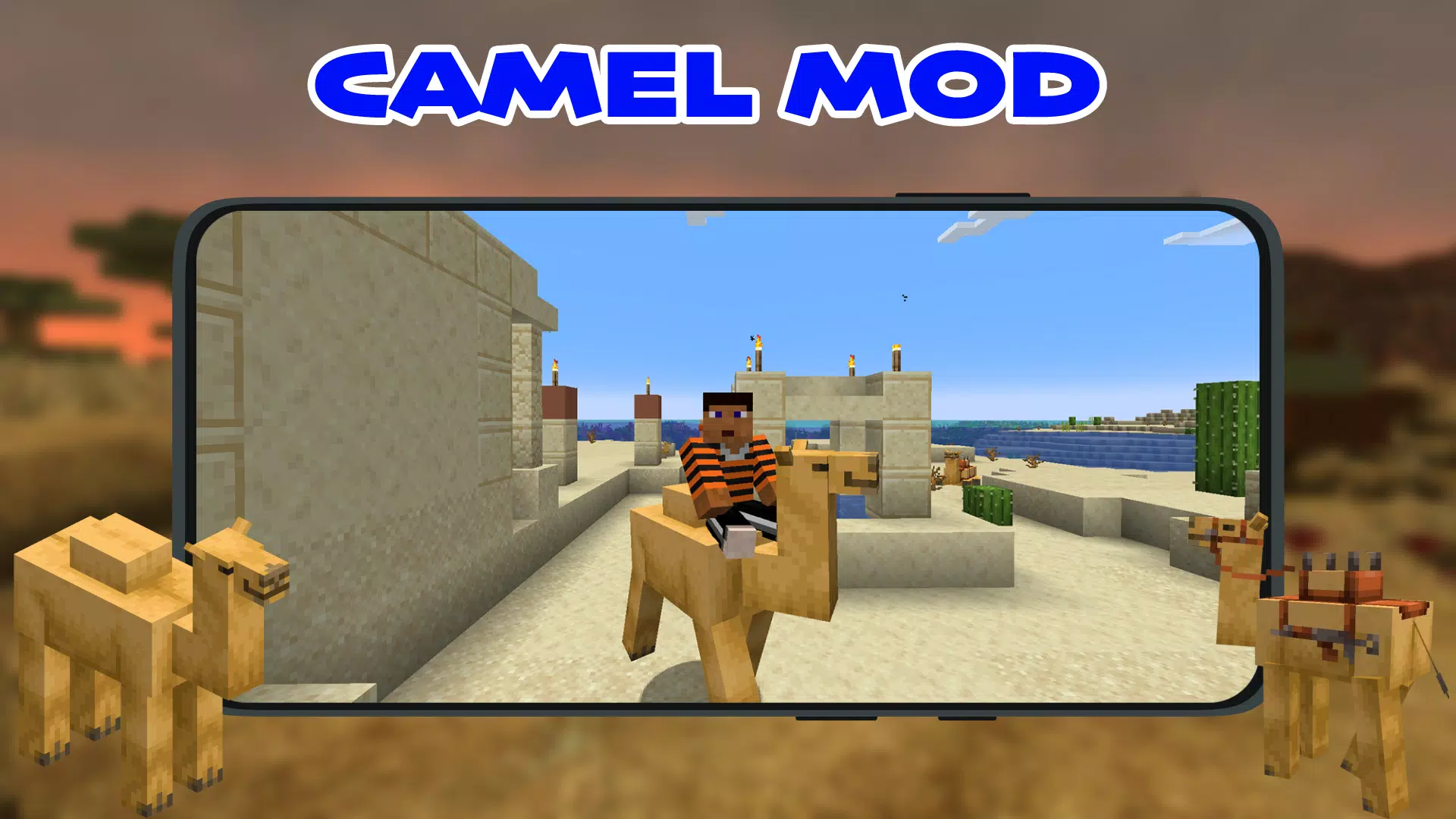 Camel mod for Minecraft PE 1.0.8