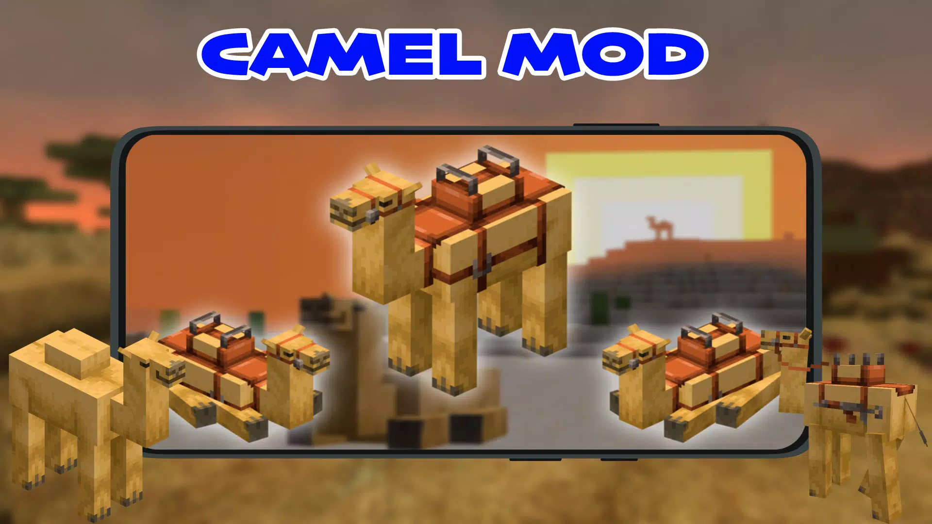 Camel mod for Minecraft PE 1.0.8