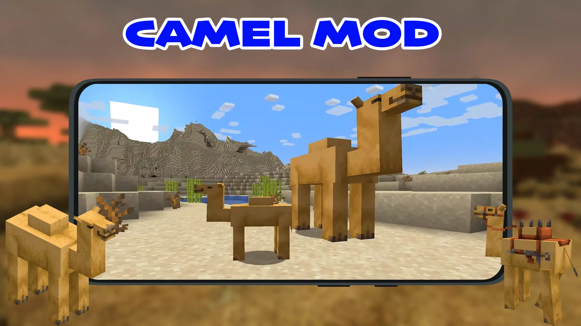 Camel mod for Minecraft PE 1.0.8