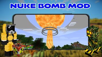 Nuke Bomb Mod For Minecraft PE-poster