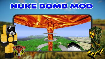 Nuke Bomb Mod For Minecraft PE 스크린샷 1