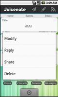 juicenote capture d'écran 1