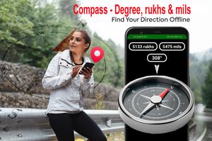 Gps Location Find with Compass capture d'écran 2