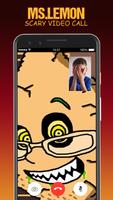 Ms. Lemon Prank Video Call captura de pantalla 1