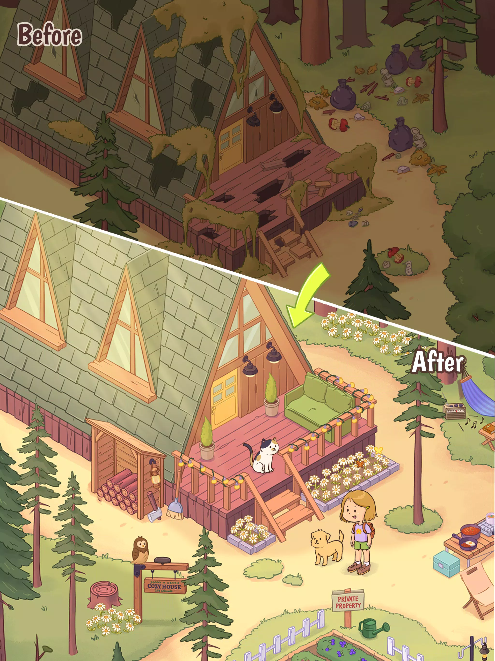 Denver’s Forest : Merge&Cozy