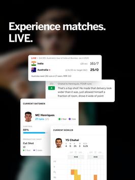 ESPNCricinfo - Live Cricket Scores, News & Videos 截图 11