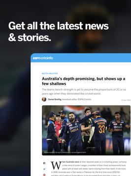 ESPNCricinfo - Live Cricket Scores, News & Videos 截图 13