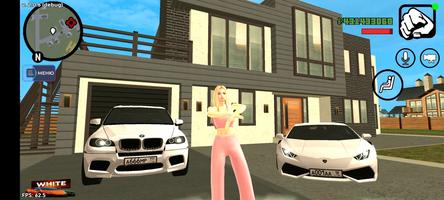 White Mobile الملصق