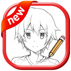 Drawing Anime Boy Step by Step icône