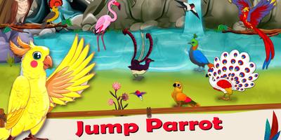 Jump Parrot Poster