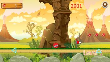 Red Jungle Hero - Ball Adventure Bounce capture d'écran 2