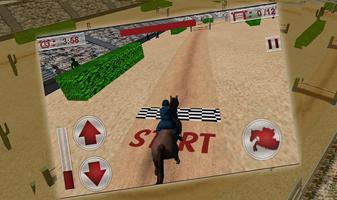 Jumping Horse Racing Simulator Affiche